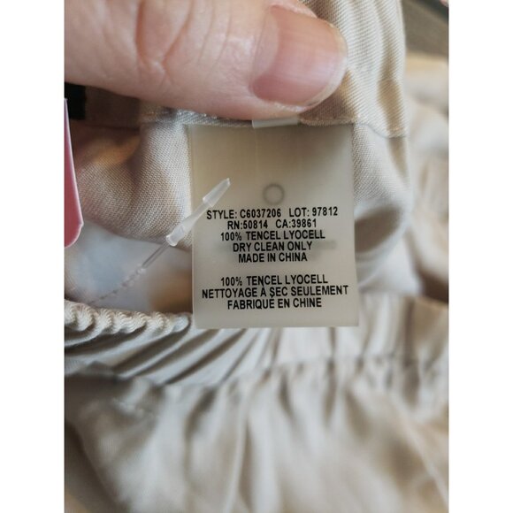 Elie Tahari Cargo Pants Tencel Adjustable Elastic Waist  Adjustable Length L - Picture 8 of 9